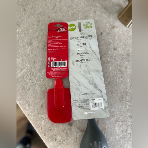 Food Network Slotted Spoon and Betty Crocker Spatula - Picture 2 of 2